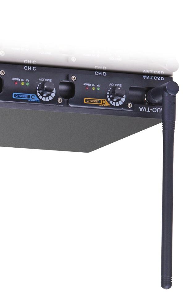 Channel D Volume Control Control de Volumén BACK (Actual frequencies will vary by model) Channel