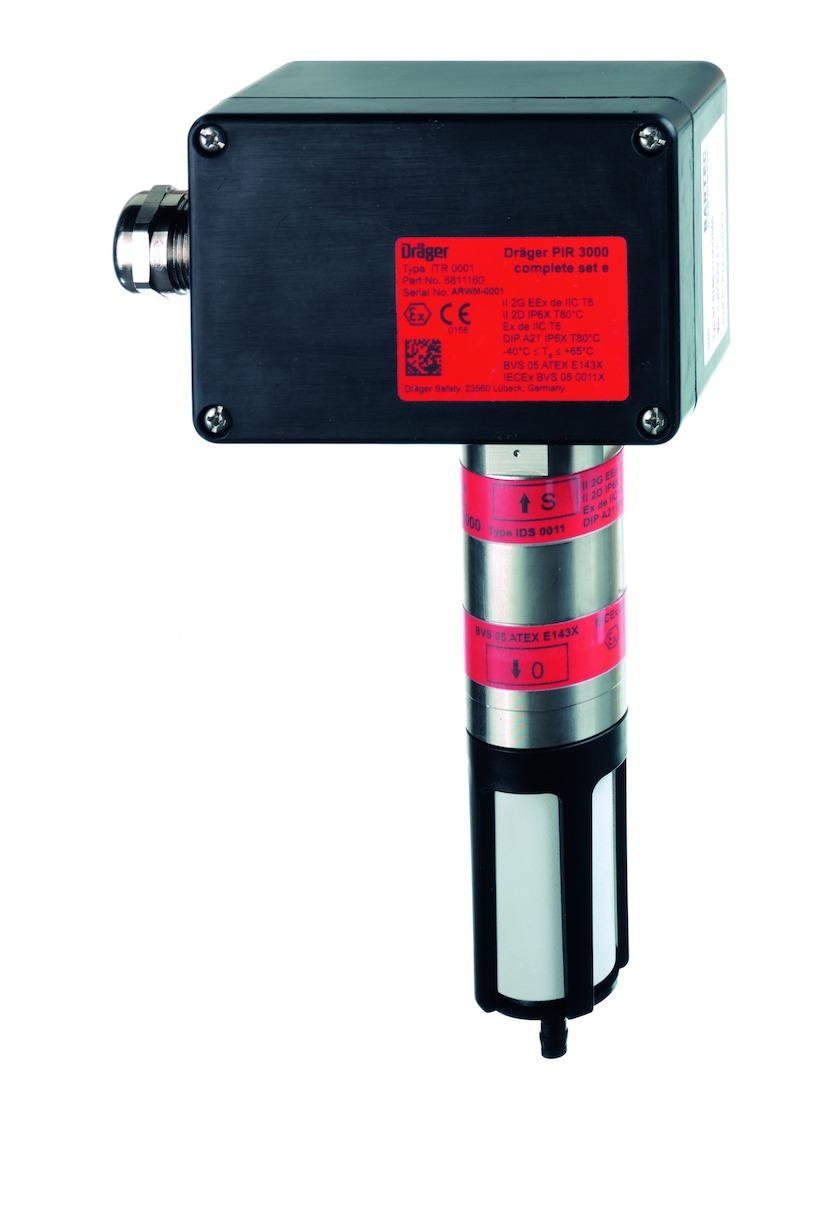 Dräger PIR 3000 Detectores de gases inflamables El Dräger PIR 3000 es un transmisor antideflagrante para el control en continuo de gases y vapores inflamables Construido en