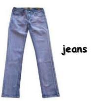 siguientes oraciones: 27. It pink 28. are jeans 29. 30.