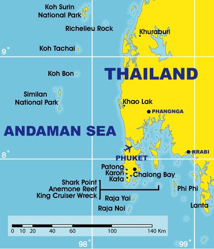 Saldremos desde un puerto de Phuket e iremos navegando para visitar