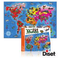 71727 Puzzle del Mundo Puzzle educativo del mapa del mundo y sus continentes.