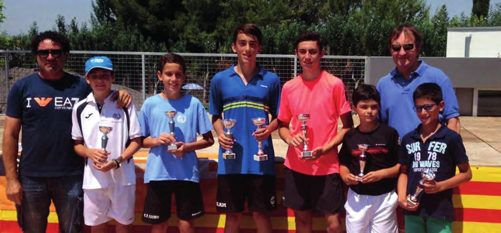 El CT Urgell acull el circuit juvenil d estiu Zaragoza, Vicente, Farré i Vilaltella, campions del torneig L últim cap de setmana del mes de maig va finalitzar la prova del Circuit Juvenil d Estiu que