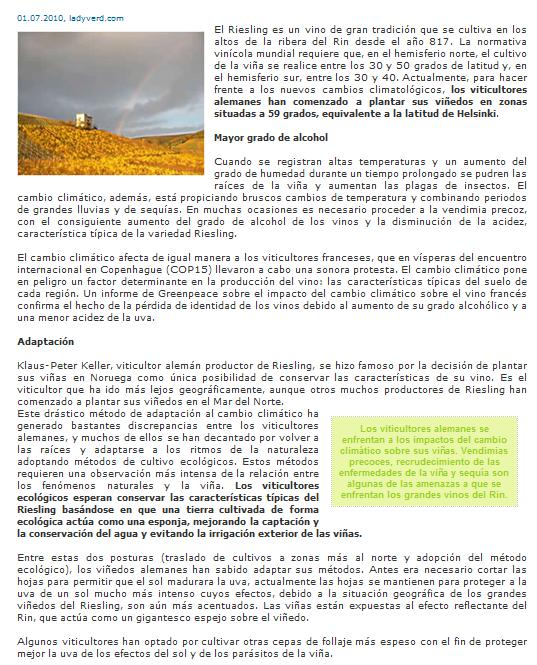 EL CAMBIO CLIMÁTICO EN EL MODELO DE SOSTENIBILIDAD: Contemplar la adaptación y la mitigación del cambio climático como una oportunidad y no como la gestión de un riesgo.