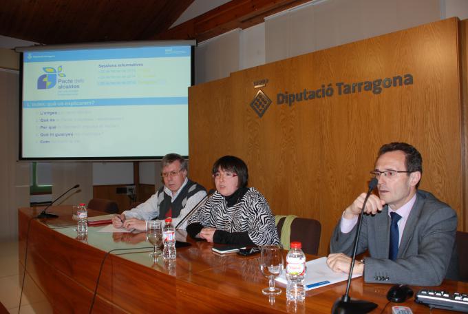 Suport de la Diputació de Tarragona Sessions informatives 20 de febrer de 2014, Tortosa 24 de febrer de 2014, El Vendrell 26 de febrer de 2014,
