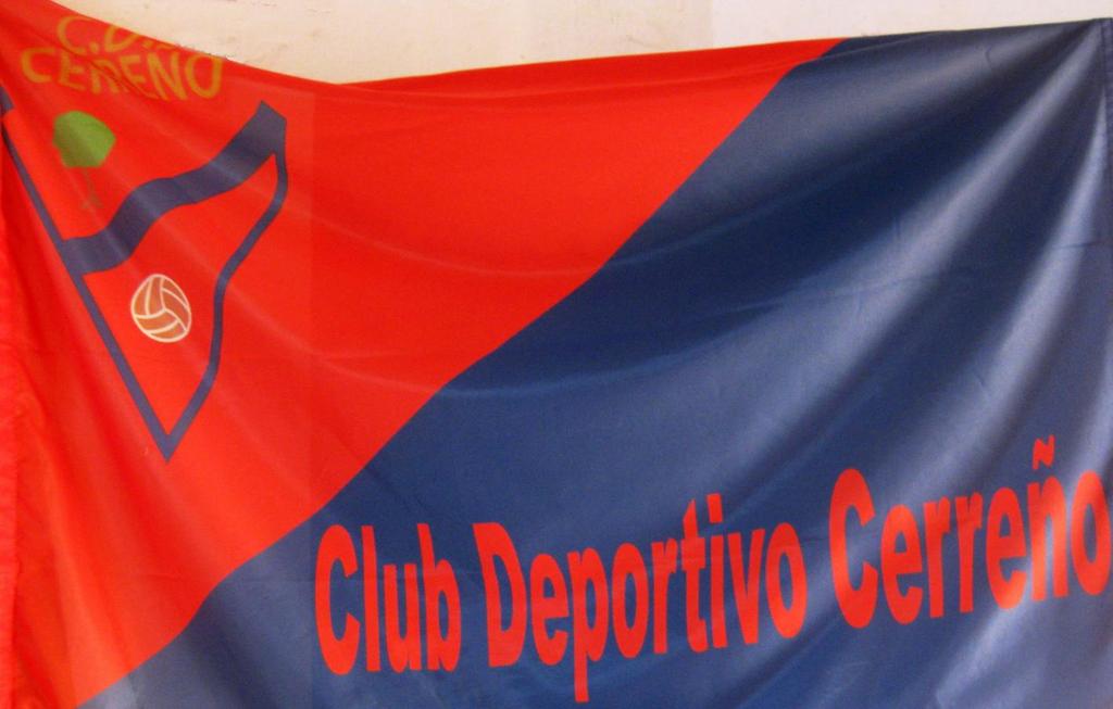 Símbolos y uniforme del C. D. Cerreño Fig. nº 1.- Bandera del Club Deportivo Cerreño.