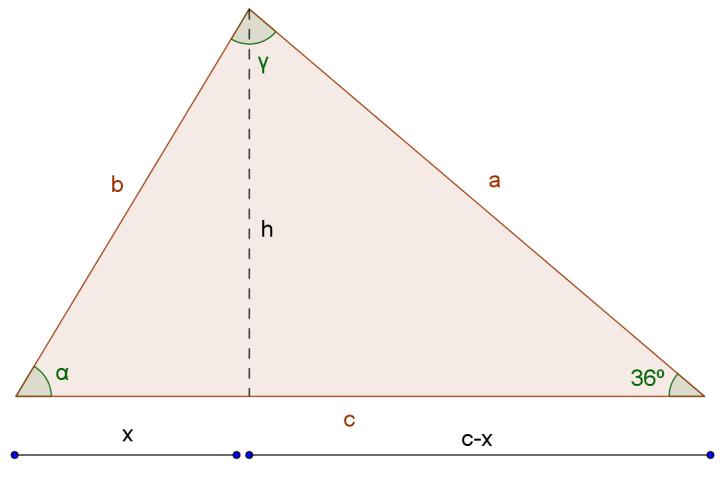 Teorema de Cosenos Si α, β, γ son los ángulos de un triángulo cualquiera; mientras que a, b, c son, respectivamente, las longitudes de los lados opuestos a estos angulos, entonces se verifica que: a