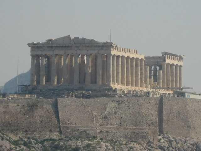 Vista del Partenón desde