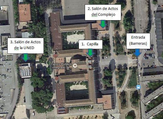 Lugares de exámen UNED-Valencia: FIN