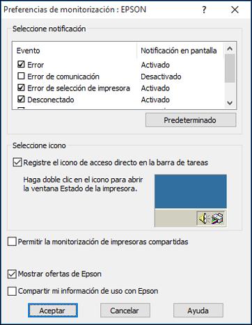 1. Acceda al Escritorio de Windows y haga clic con el botón derecho en el icono de su producto en el lado derecho de la barra de tareas de Windows, o haga clic en la flecha hacia arriba y haga clic
