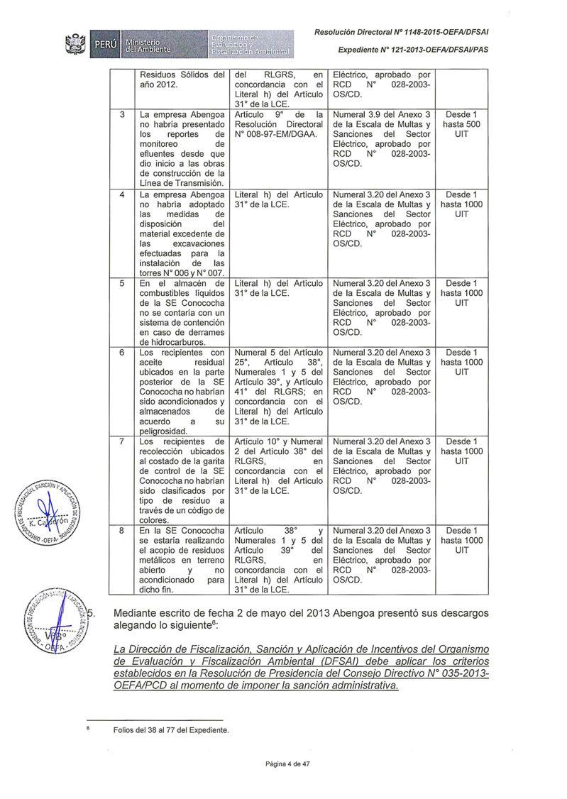 ~ Residuos Sólidos del del RLGRS, en 3 4 5 6 7 8 año 2012. concordancia con el Literal h) del Artículo 31 º de la LCE.