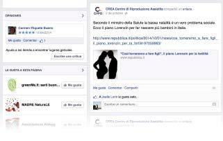 NOTICIAS CREA LANZA SU PÁGINA DE FACEBOOK EN ITALIANO Desde el pasado mes de Abril CREA cuenta con una página de Facebook en italiano.