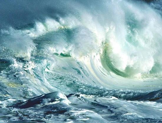 ENERGÍA DE LAS OLAS WAVE ENERGY Una ola que rompe en la orilla es obvio