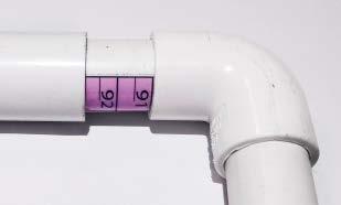 2. Corta todos los tubos en cortadora de banco a 90º para mayor precisión.