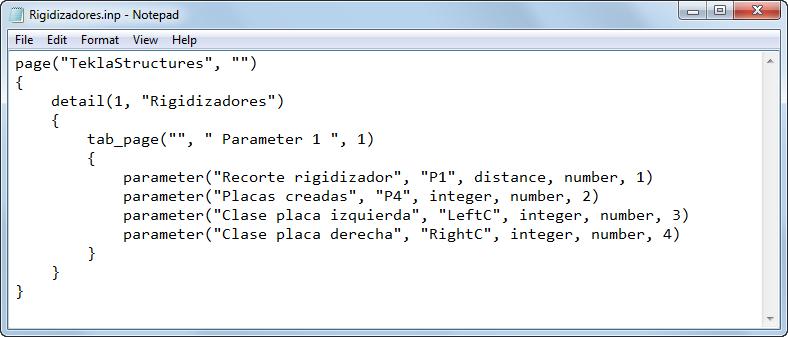 5. Elimine la siguiente línea: parameter("placas creadas", "P4", entero, número, 2) 6. Añada un nuevo atributo Placas creadas con la siguiente configuración: 7.