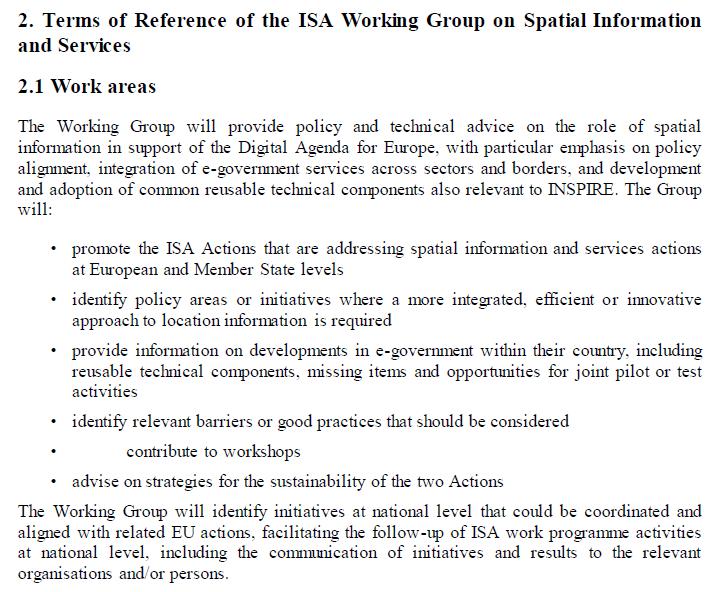 Cooperar en la Unión Europea Programa ISA: Decisión 922/2009/CE relativa a las soluciones de interoperabilidad para las administraciones públicas europeas (ISA).