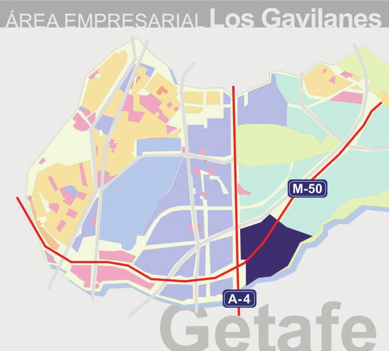 getafe Introducción En el suelo donde se está desarrollando el Área Empresarial Los Gavilanes se encuentra un antiguo Vertedero de Getafe segregado en dos zonas claramente diferenciadas: la zona