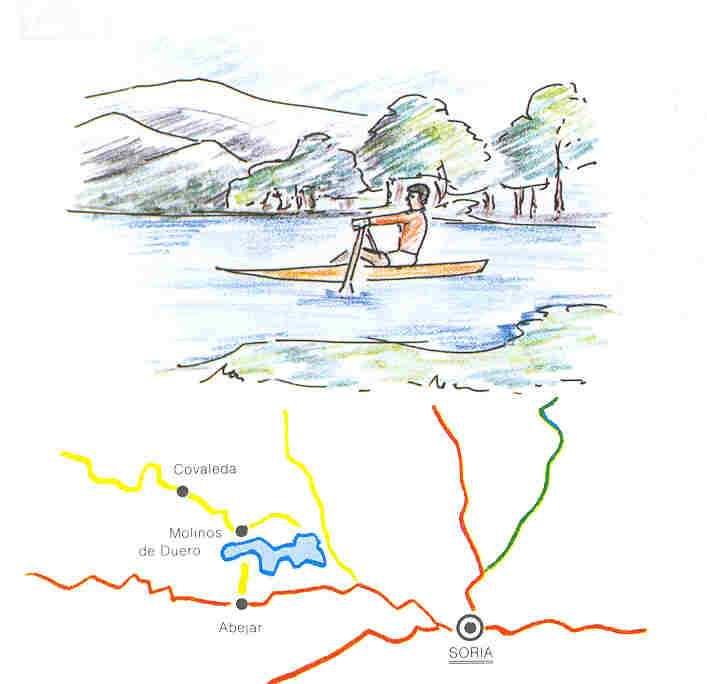 El embalse de La Cuerda del Pozo se encuentra situado en el término municipal de Vinuesa, en la provincia de Soria, y es el único que regula el río Duero en su cabecera.