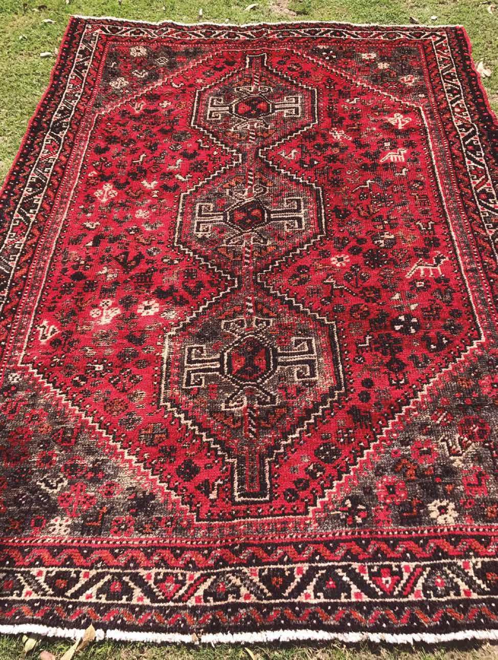 REMATE EN VIVO 1007 alfombra de marhaba Alfombra Qashqai de