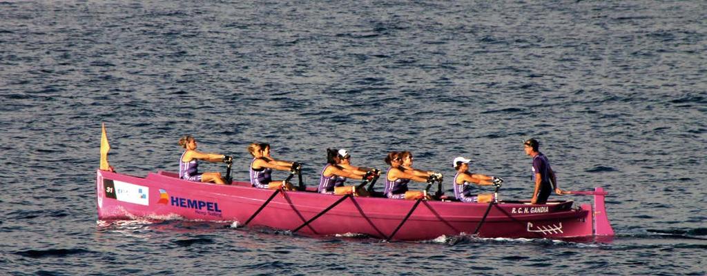 Remo Kayak El remo implica una sincronización perfecta de los miembros que están sobre la barca.