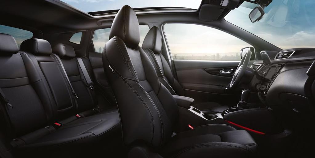 RESERVA TU LUGAR Los mejores asientos los tiene la nueva Nissan QASHQAI: con su renovado diseño y asientos deportivos monoforma confeccionados en cuero y tela
