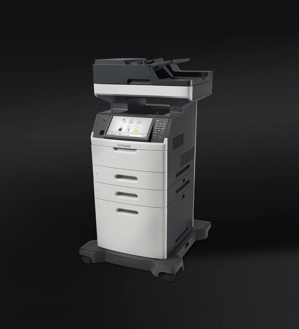 Lexmark XM5100 Series Impresora multifunción láser monocromo El modelo mostrado ofrece opciones adicionales Versatilidad y soluciones.