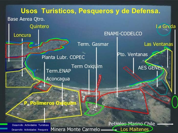 Comunas de Puchuncaví, Quinteros y Concón Problemas ambientales históricos en la