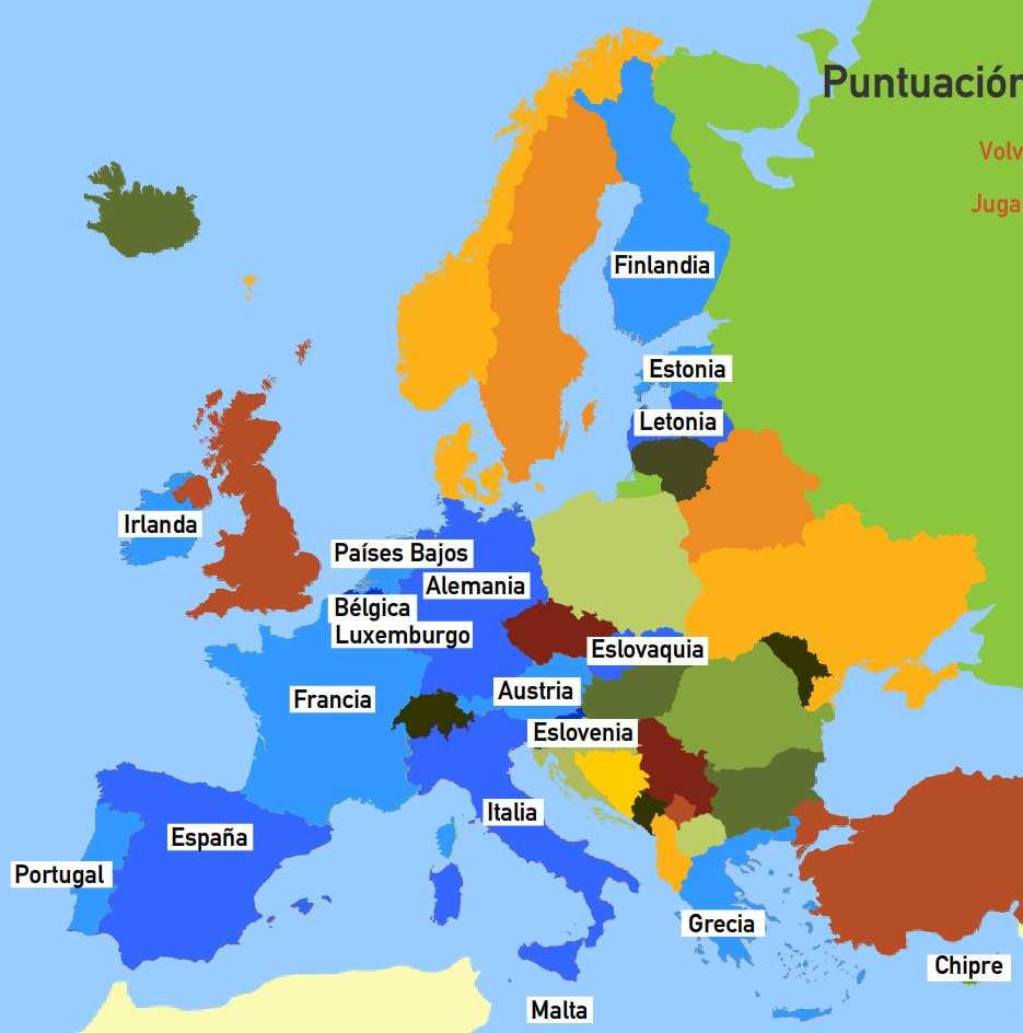 Miembros de la Unión Europea y Países Asociados Horizonte 2020