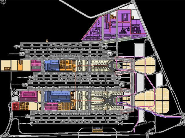 NAICM Plan Maestro El propósito del Plan Maestro del NAICM es: Identificar los componentes necesarios, ubicación y requisitos de instalaciones para el desarrollo del nuevo aeropuerto; Proporcionar un
