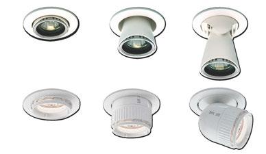 COMPACT QRCBC51 20 0178/QR/33 0575/33 Descripción Luminaria de interiores para empotrar de luz directa orientable.
