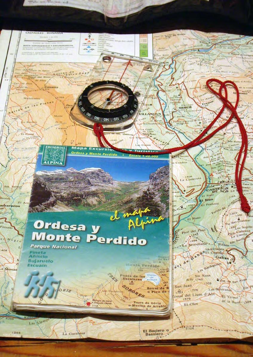 MONTAÑISMO CURSO DE ORIENTACIÓN POR MONTAÑA. NIVEL I. Aprender a leer el mapa topográfico y a manejar la brújula para su uso en actividades de montaña.