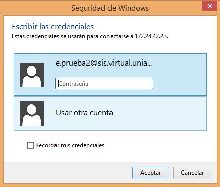 Conexión y acceso a la máquina virtual Máquinas Windows En el panel de acciones se muestra la opción Conectar mediante RDP. Al hacer click en este link, se descarga un archivo *.