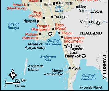 Históricamente, Myanmar, al igual que muchas regiones del mundo, fue disputada por potencias europeas y asiáticas, hasta que fue colonizada por Gran Bretaña en 1885