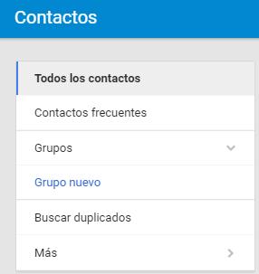 Organizar contactos por grupos en Gmail Los contactos que hemos creado se quedan todos juntos, sin organizar, y cuando tengamos muchos, será difícil encontrar uno determinado.