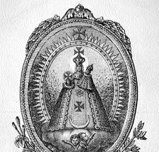 157 Virgen de Tejeda, s.xix 104r x 74r mm.