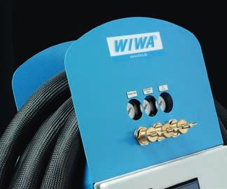 WIWA DUOMIX PU 280 LAS CARACTERISTICAS MAS IMPORTANT Practico soporte de manguera: El soporte para manguera integrado está situado por encima de la caja de