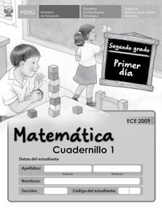 Interpreta información matemática 41 (distribuidas en dos cuadernillos) Calcula sumas y restas 4º Comprensión lectora en castellano