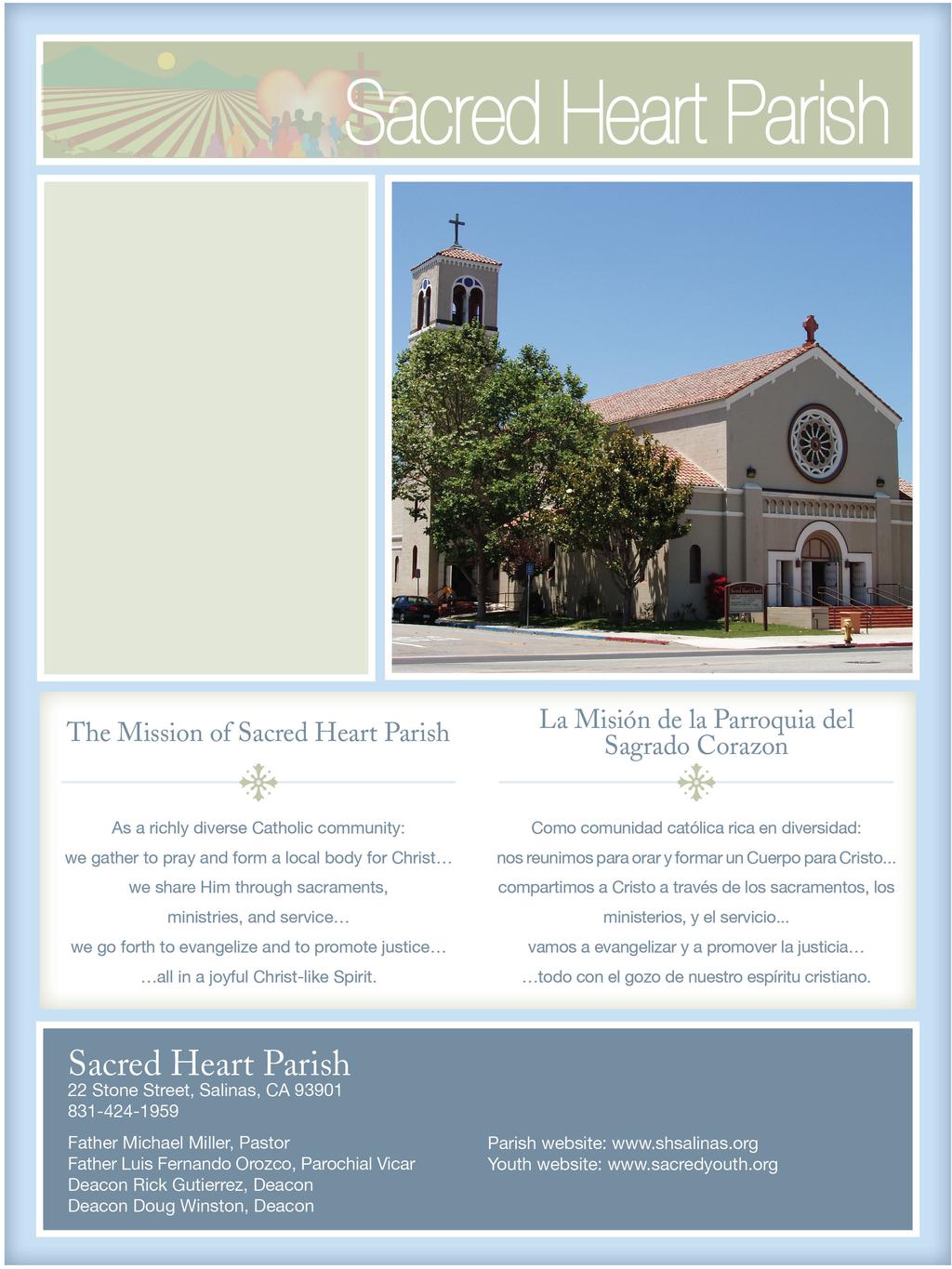 Weekly Bulletin Second Sunday of Lent Segundo Domingo de Cuaresma February 28, 2010 Pastor s Letter Mass Schedule Weekly Calendar Faith Formation News...and more!