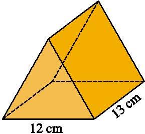 EJERCICIO 109. Halla el volumen de este prisma cuyas bases son triángulos equiláteros: EJERCICIO 110.