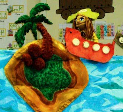 The Desert Island Puppet Show Título: TÍTERES EN LA ISLA DESIERTA Formato: espectáculo de títere tradicional, con casita de títeres. El títere utilizado normalmente por Improving Co.