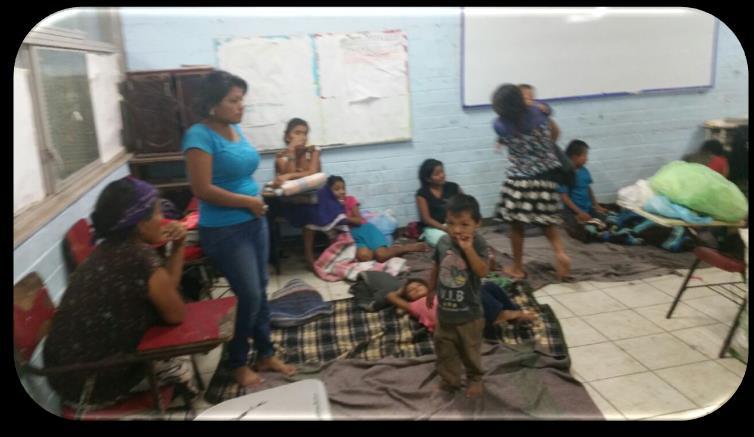Se habilitaron dos albergues en Pótam uno en la Escuela Primaria Jaime Torres Bodet con 18 personas que evacuaron sus hogares por las posibles afectaciones de las lluvias, así como también 45
