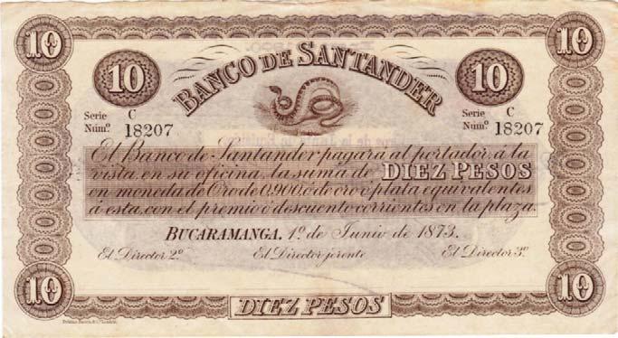 10 pesos, Banco de