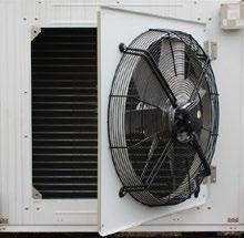 Las distintas combinaciones número/diámetro de ventiladores permiten seleccionar el evaporador cuyas dimensiones y proyección de aire se adaptan mejor al tamaño de la cámara fría.