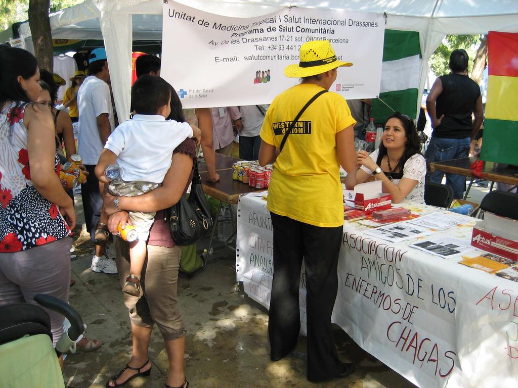malaltia de VIH/ SIDA, TB i malaltia de Chagas ( comunitat llatinoamericana): 20 de juny del 2009 al Festival