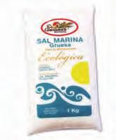 SAL MARINA GRUESA BIO, 1 Kg Ingredientes: sal marina gruesa* 100%. Análisis Nutricional por 100 g: Valor Energético: 0 Kcal Proteínas: 0 g H.