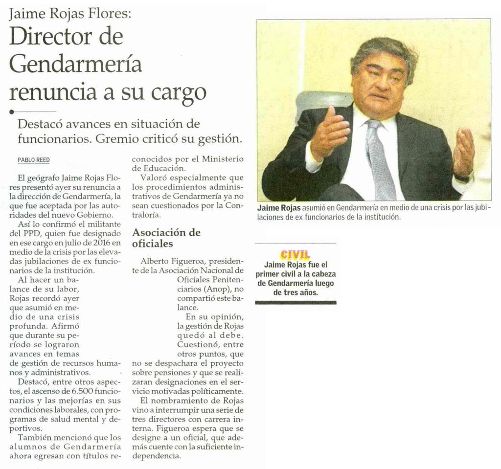 El Mercurio (Stgo - Chile) 7 4 Director de