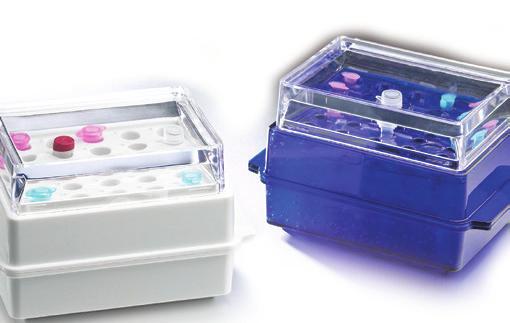 Capacidad Ud/Caja 3880354 50x1,5ml 1 3880355 15x15 o 50ml 1 l 3880355 Gradilla acumuladora para tubos PCR Para tubos PCR de 0,2ml individuales, en