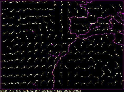 Norte, que llegará a afectar a Norte, Noreste, Levante y Baleares a lo largo del día, si bien las concentraciones de polvo serían bajas (entre 20 y 40 µgr/m^3).