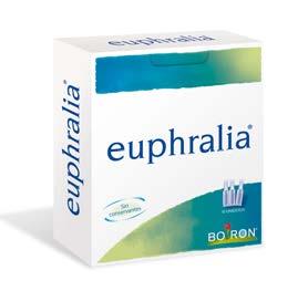 Productos de cuidado diario EUPHRALIA Solución oftálmica utilizada como limpiador ocular en adultos y niños a partir de un año, en caso de irritación, molestias oculares, o sequedad ocular ligera, de
