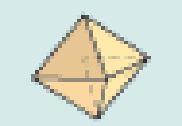 Formamos un poliedro colocando sobre un cubo una pirámide cuadrangular