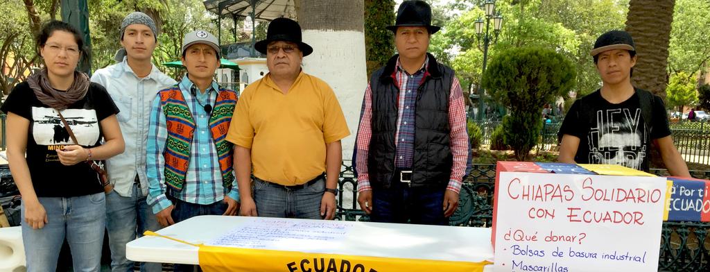 Boletín Informativo Delegación en México Tapachula Colaboración de la Defensoría del Pueblo en Tapachula - México con ecuatorianas y ecuatorianos residentes en San Cristóbal de Las Casas en colecta